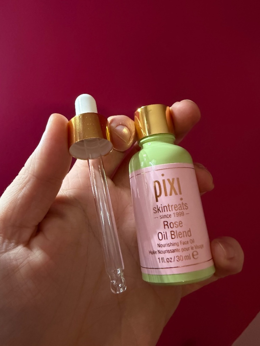 NWT Pixi Rose Oil Blend Nourishing Face Oil